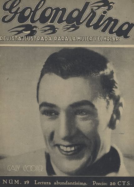 GOLONDRINA magazine side cover Issue 19 24 March 1936