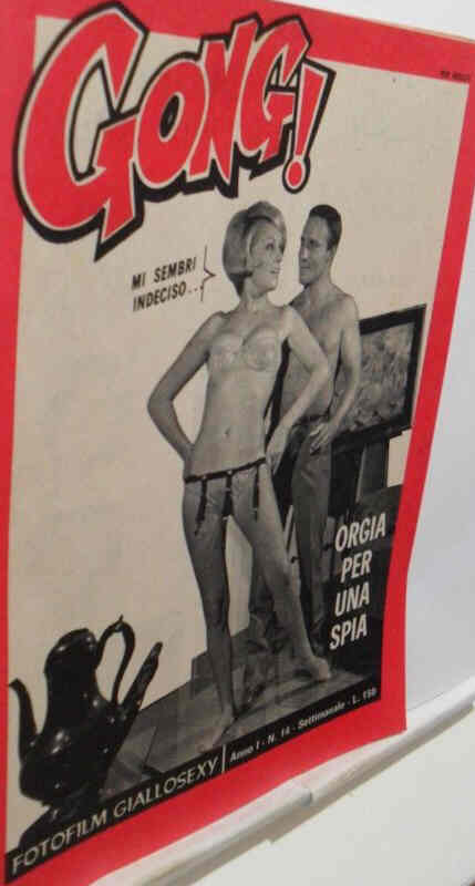 GONG! magazine side cover Issue 14   1967