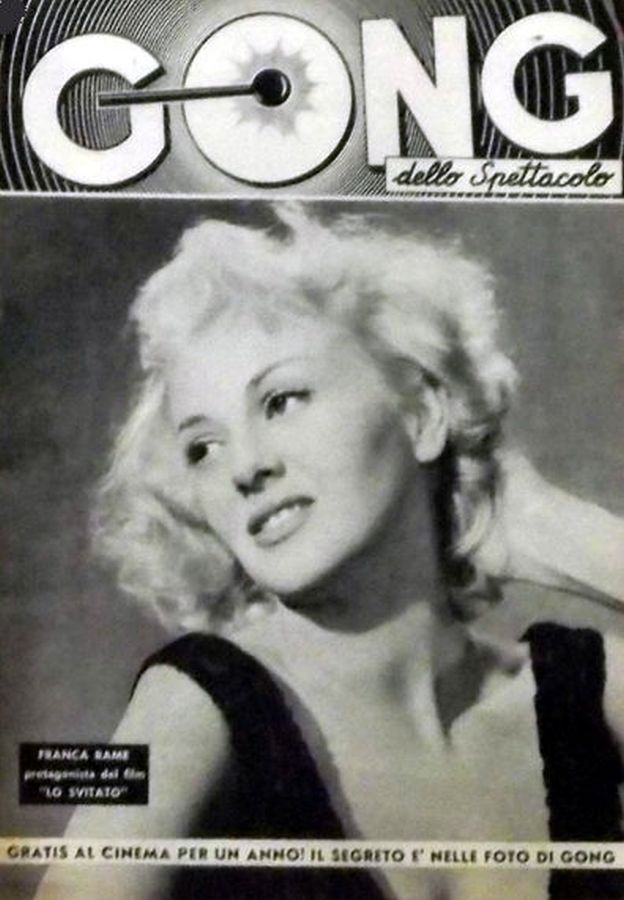 GONG DELLO SPETTACOLO magazine side cover   1954