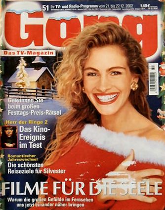 GONG magazine side cover Issue 51  2002