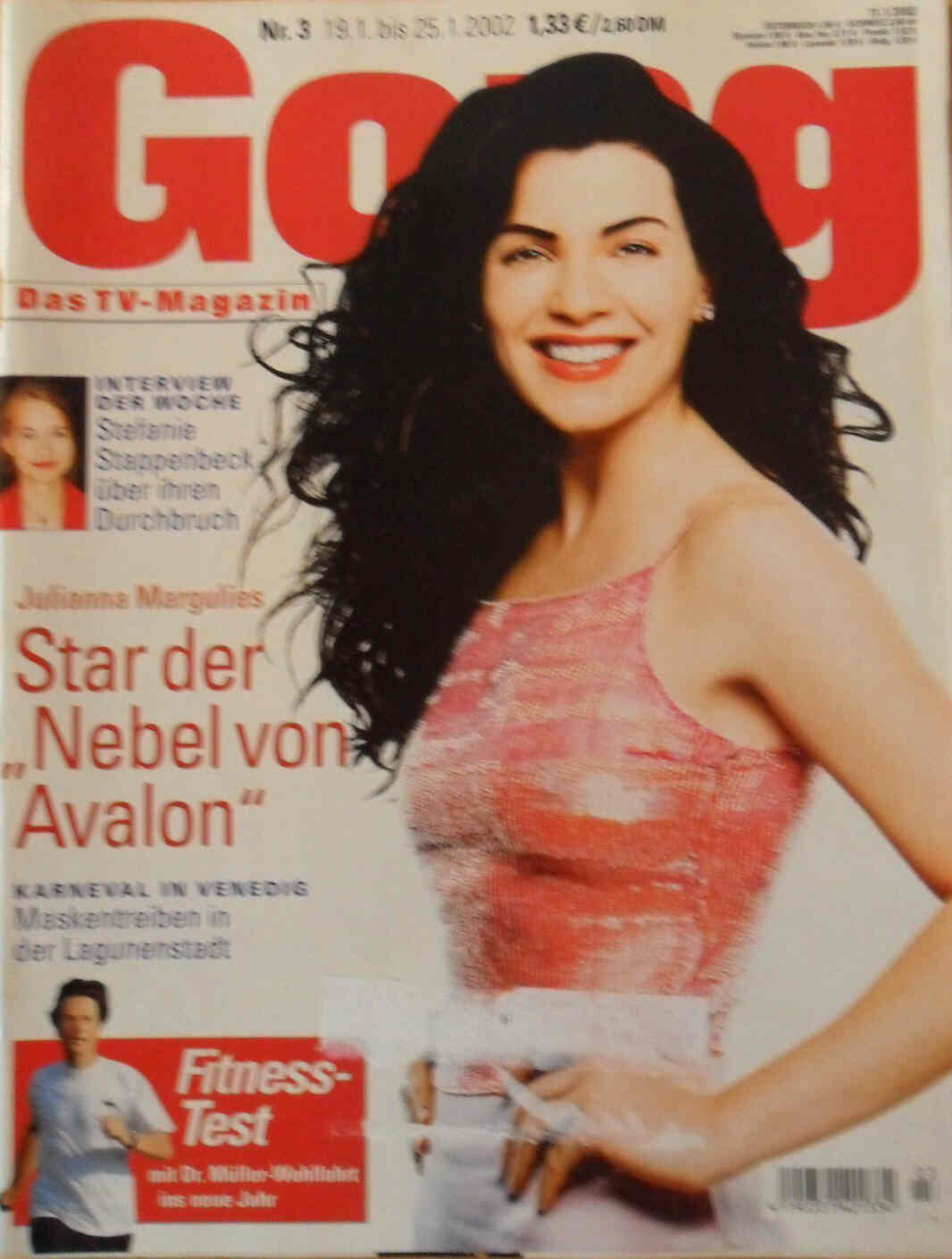 GONG magazine side cover Issue 3 19 January 2002