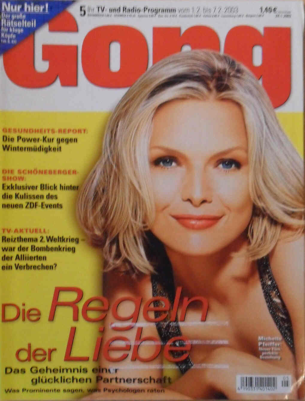 GONG magazine side cover Issue 5 1 February 2003