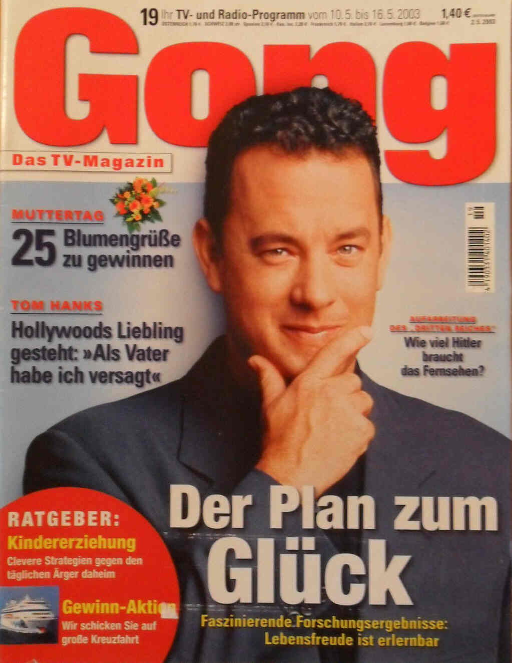 GONG magazine side cover Issue 19 10 May 2003