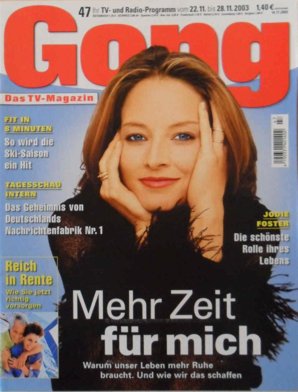 GONG magazine side cover Issue 47 22 November 2003