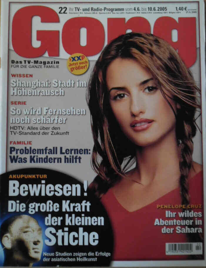GONG magazine side cover Issue 22 4 June 2005