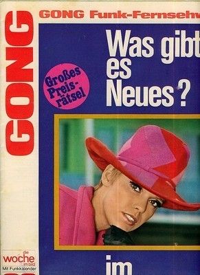GONG magazine side cover Issue 36  1967
