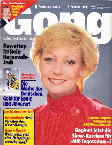 GONG magazine side cover Issue 6  1984