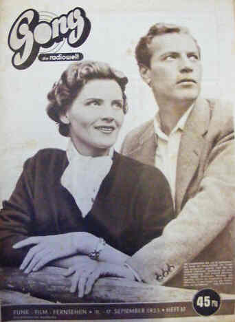 GONG magazine side cover 11 September 1955