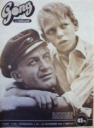 GONG magazine side cover 20 November 1955