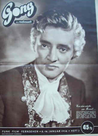 GONG magazine side cover 8 January 1956