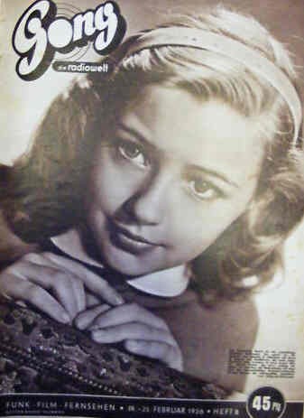 GONG magazine side cover 19 February 1956