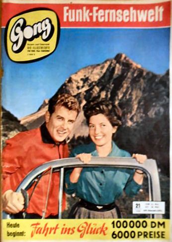 GONG magazine side cover Issue 21  1960