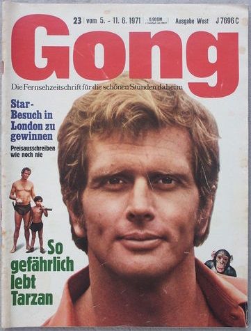 GONG magazine side cover Issue 23  1971