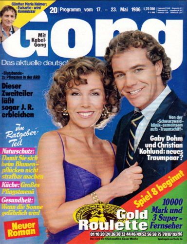 GONG magazine side cover Issue 20  1986
