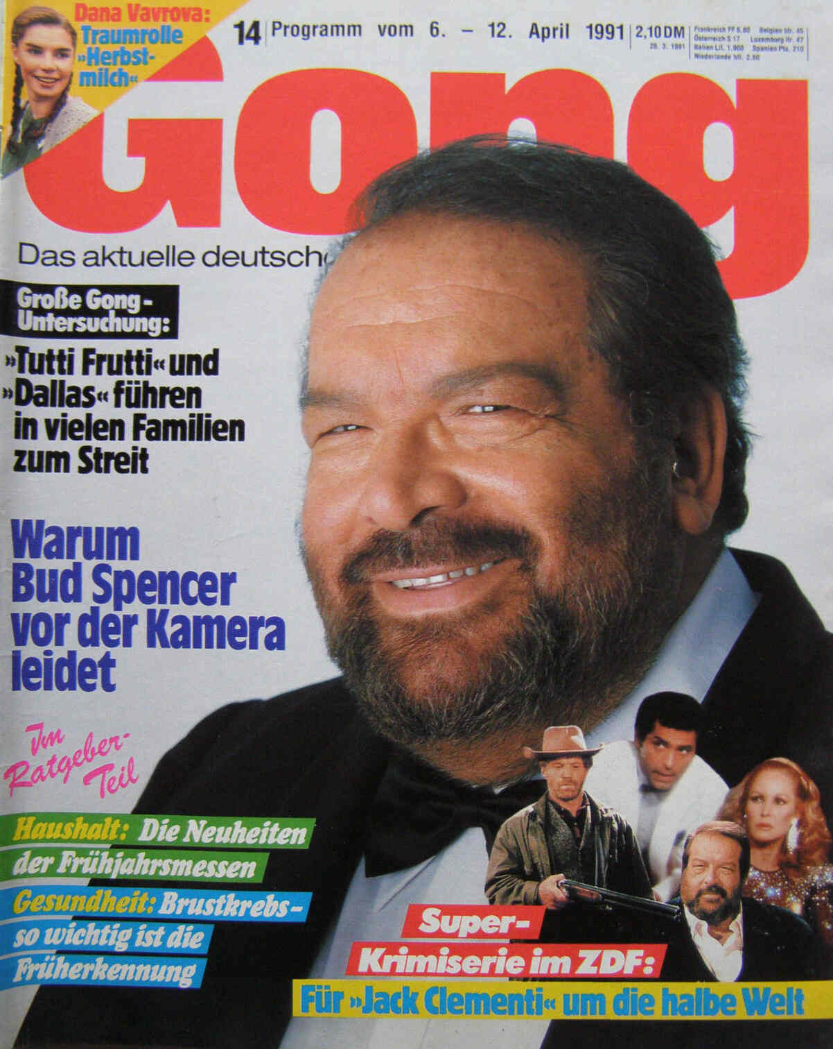 GONG magazine side cover Issue 14 6 April 1991