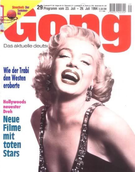GONG magazine side cover Issue 29 23 July 1994