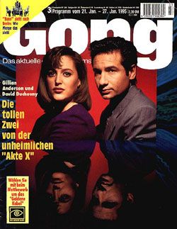 GONG magazine side cover Issue 3 21 January 1995