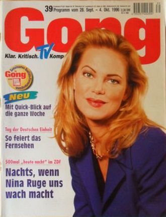 GONG magazine side cover Issue 39  1996