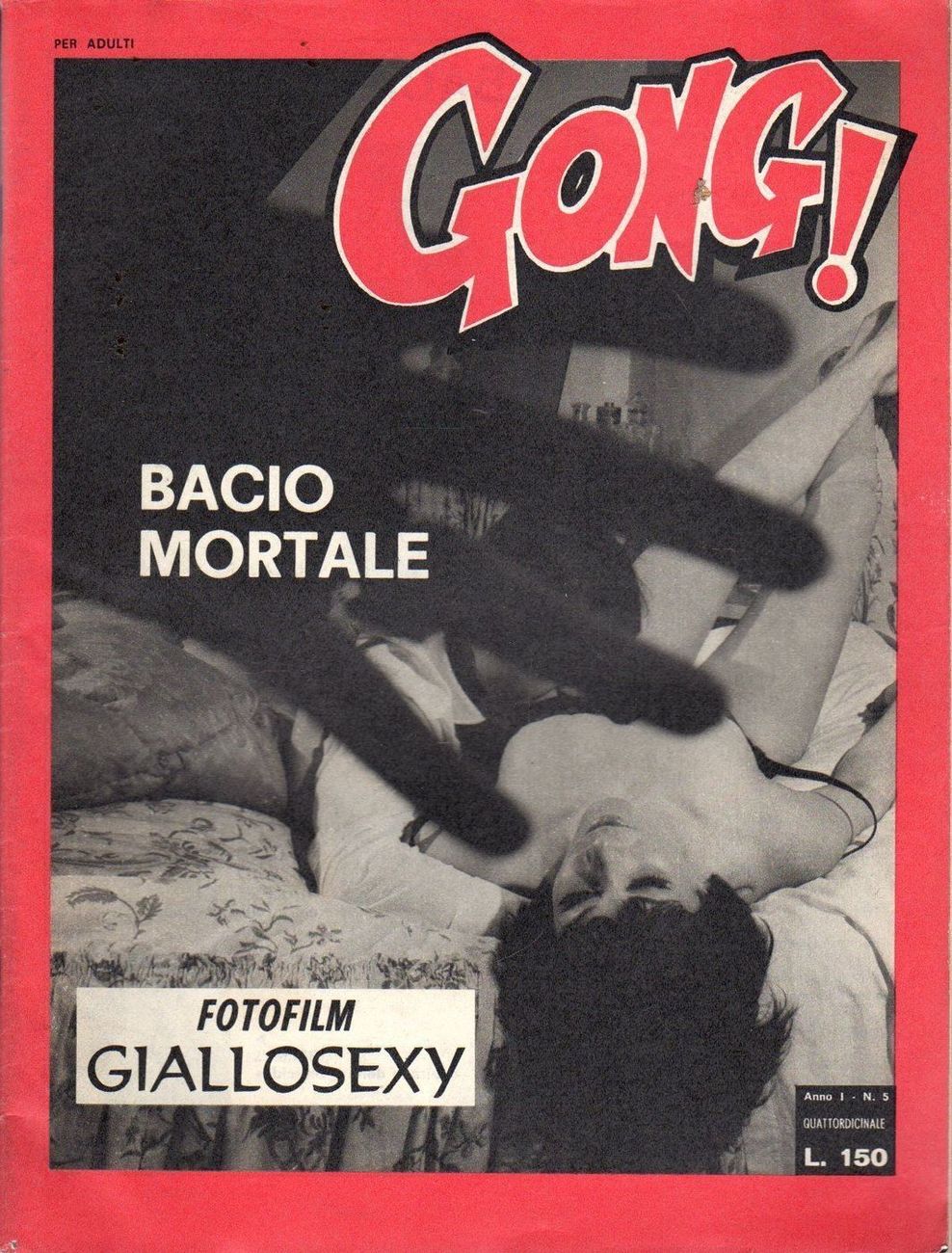 GONG! magazine side cover Issue 5  1967