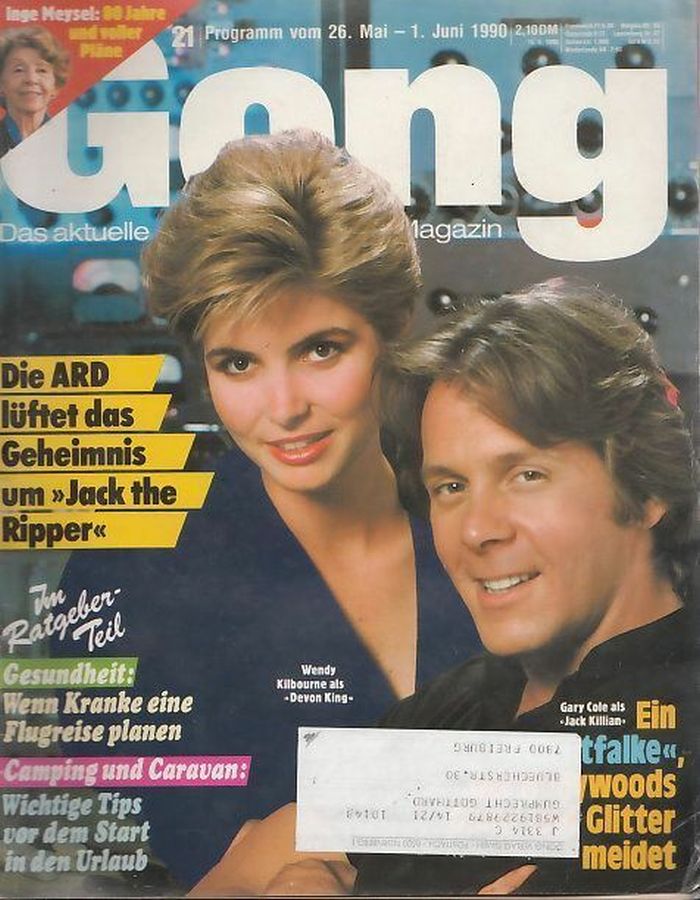 GONG magazine side cover Issue 21 26 May 1990