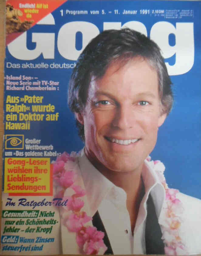 GONG magazine side cover Issue 1 1 May 1991