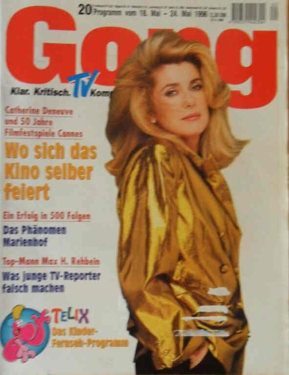GONG magazine side cover Issue 20 18 May 1996