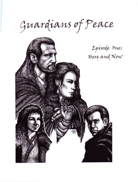 GUARDIANS OF PEACE magazine side cover Issue 1  2000