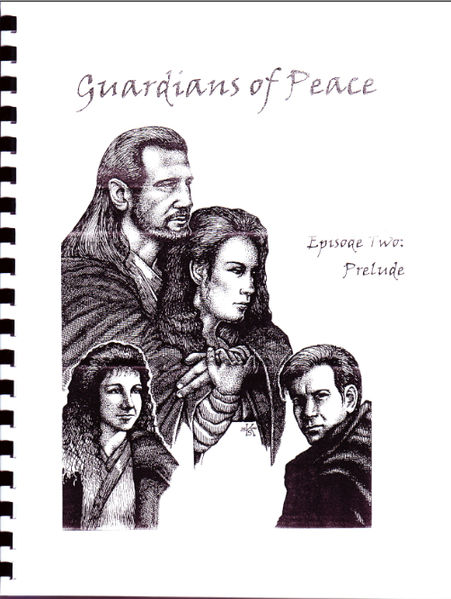 GUARDIANS OF PEACE magazine side cover Issue 2  2000