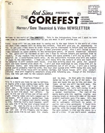 GOREFEST | THE magazine side cover Issue 1   