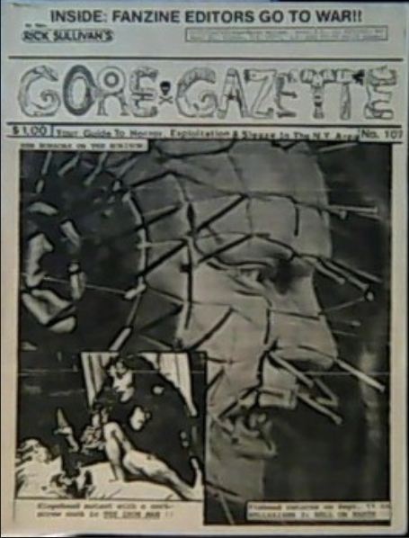 GORE GAZETTE magazine side cover Issue 107  