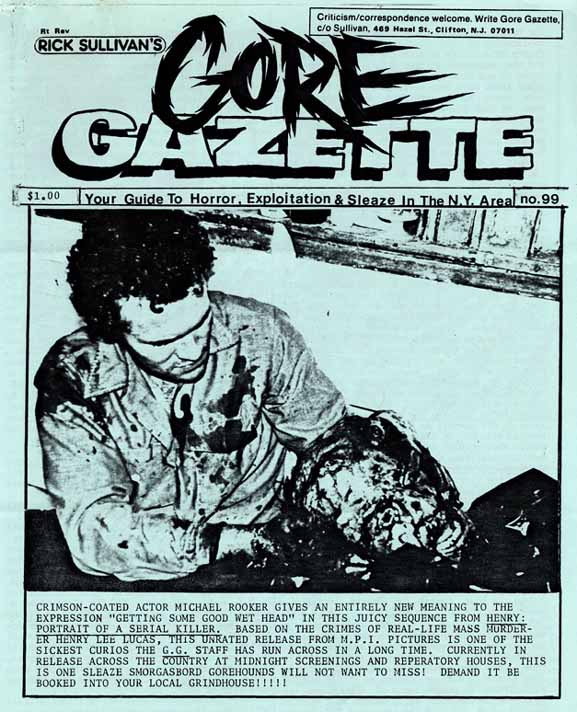 GORE GAZETTE magazine side cover Issue 99  