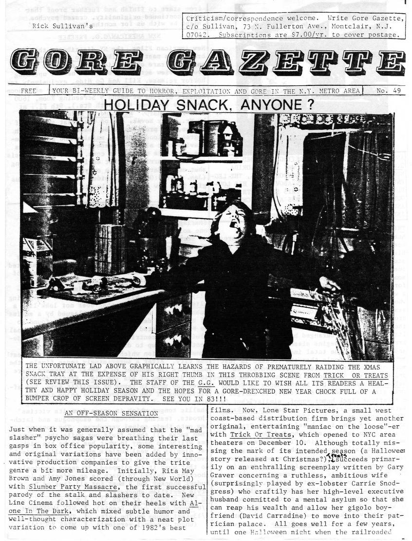 GORE GAZETTE magazine side cover Issue 49   