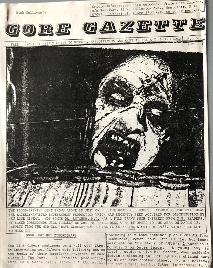 GORE GAZETTE magazine side cover Issue 51   