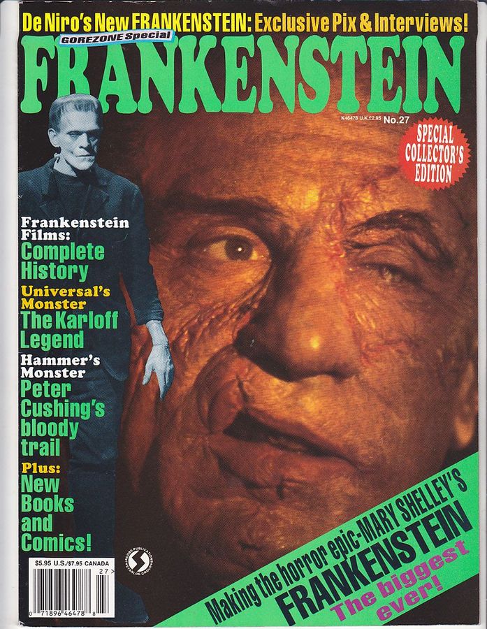 GOREZONE magazine side cover Issue 27  1994