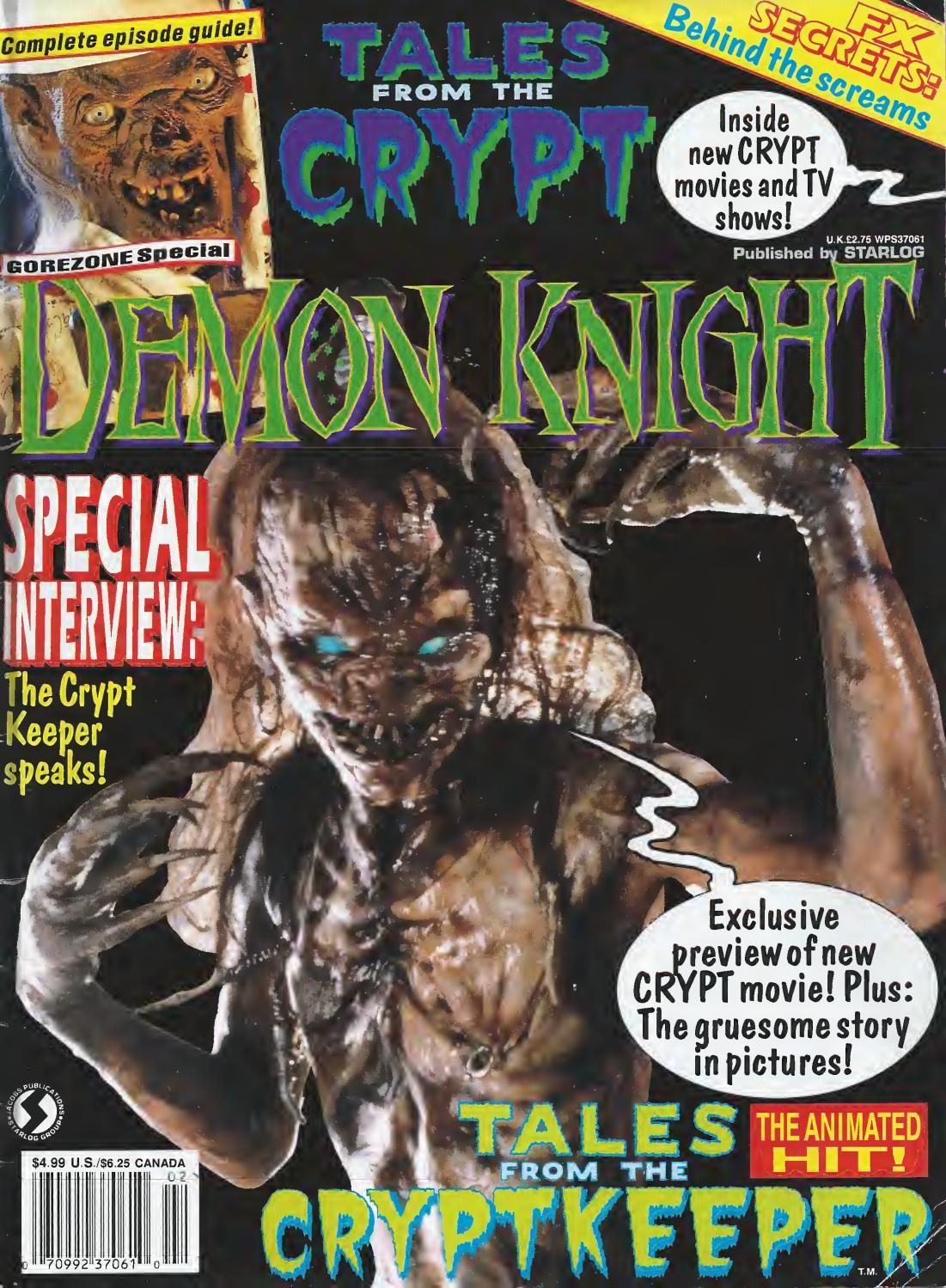 GOREZONE magazine side cover  Special   1995