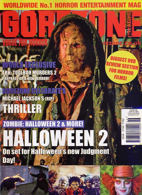 GOREZONE UK magazine side cover Issue 46 August 2009