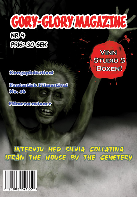 GORY-GLORY MAGAZINE magazine side cover Issue 4 Dec./January/February 2011