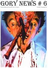 GORY NEWS magazine side cover Issue 6  1996