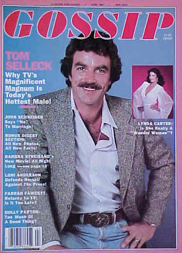 GOSSIP magazine side cover April 1981