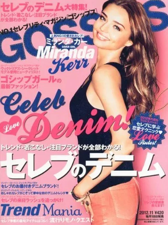 GOSSIPS magazine side cover  November 2012