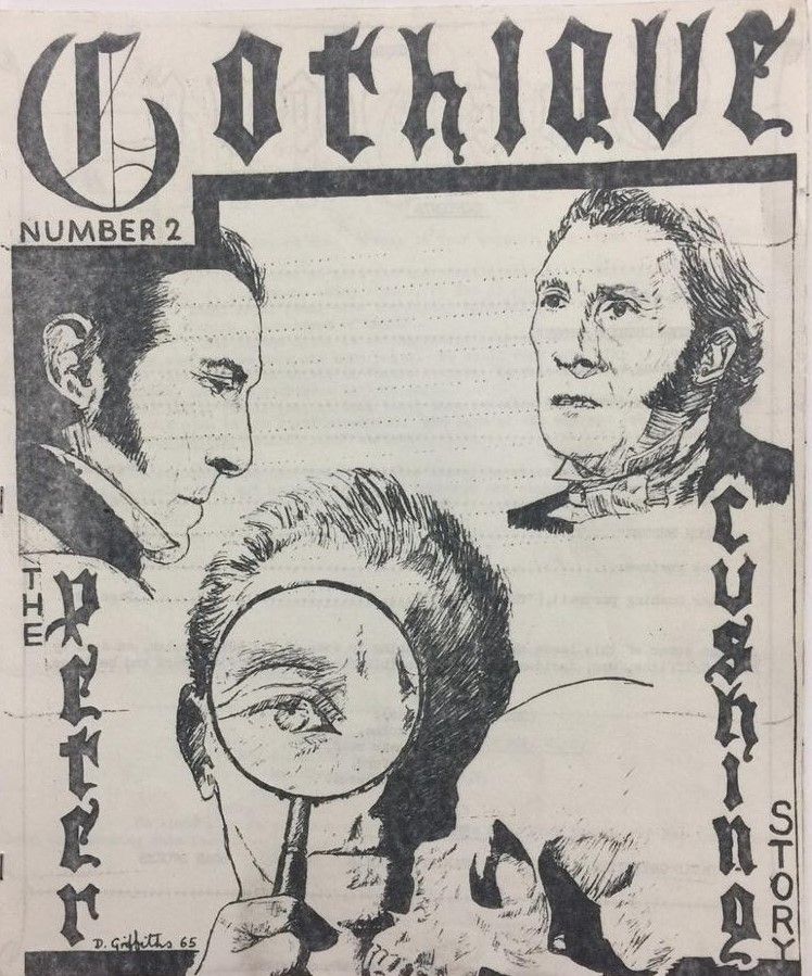 GOTHIQUE magazine side cover Issue 2 October 1965