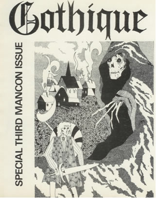 GOTHIQUE magazine side cover Special issue - April 1968