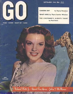 GO (USA) magazine side cover September 1945