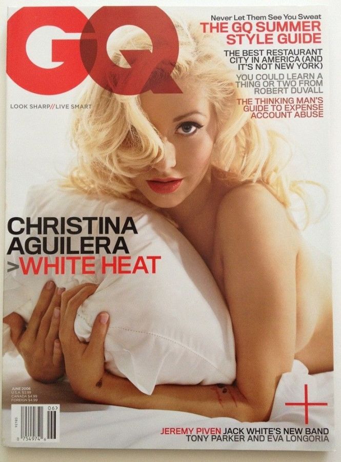 GENTLEMENS QUARTERLY magazine side cover June 2006