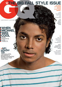 GENTLEMENS QUARTERLY magazine side cover September 2009