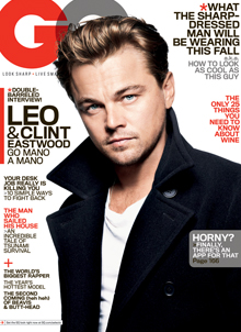 GENTLEMENS QUARTERLY magazine side cover October 2011