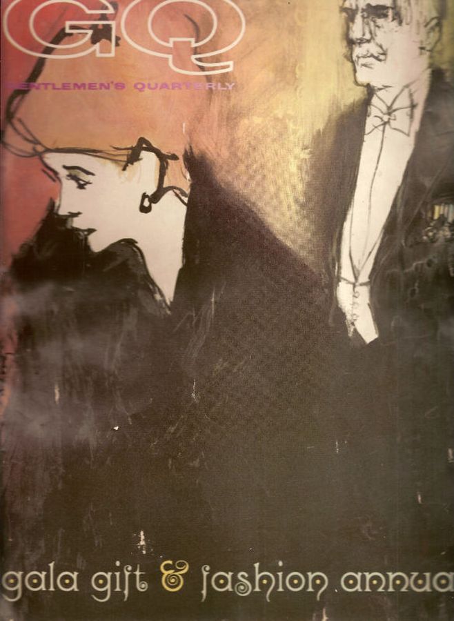 GENTLEMENS QUARTERLY magazine side cover Winter 1961