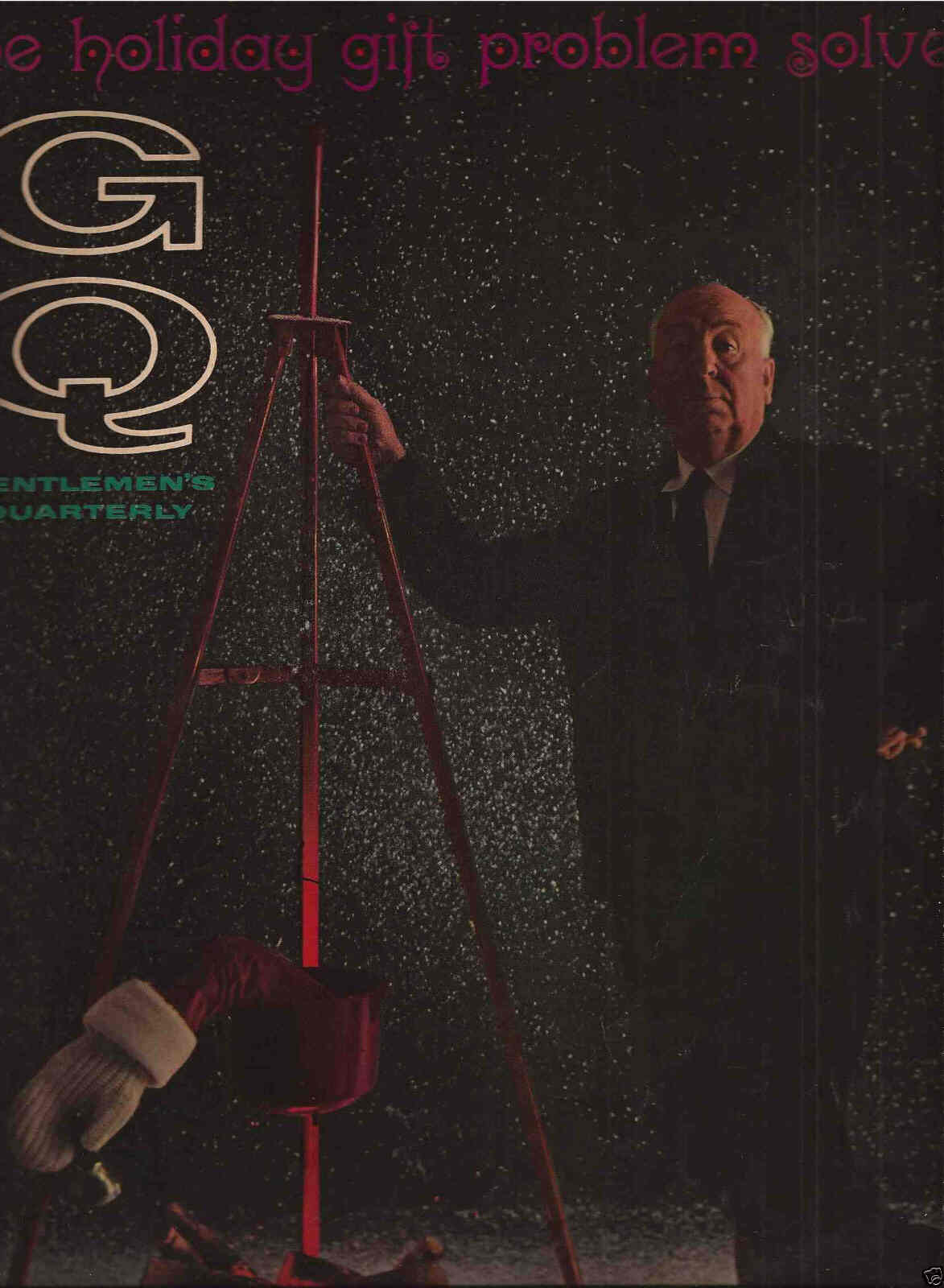 GENTLEMENS QUARTERLY magazine side cover December 1963