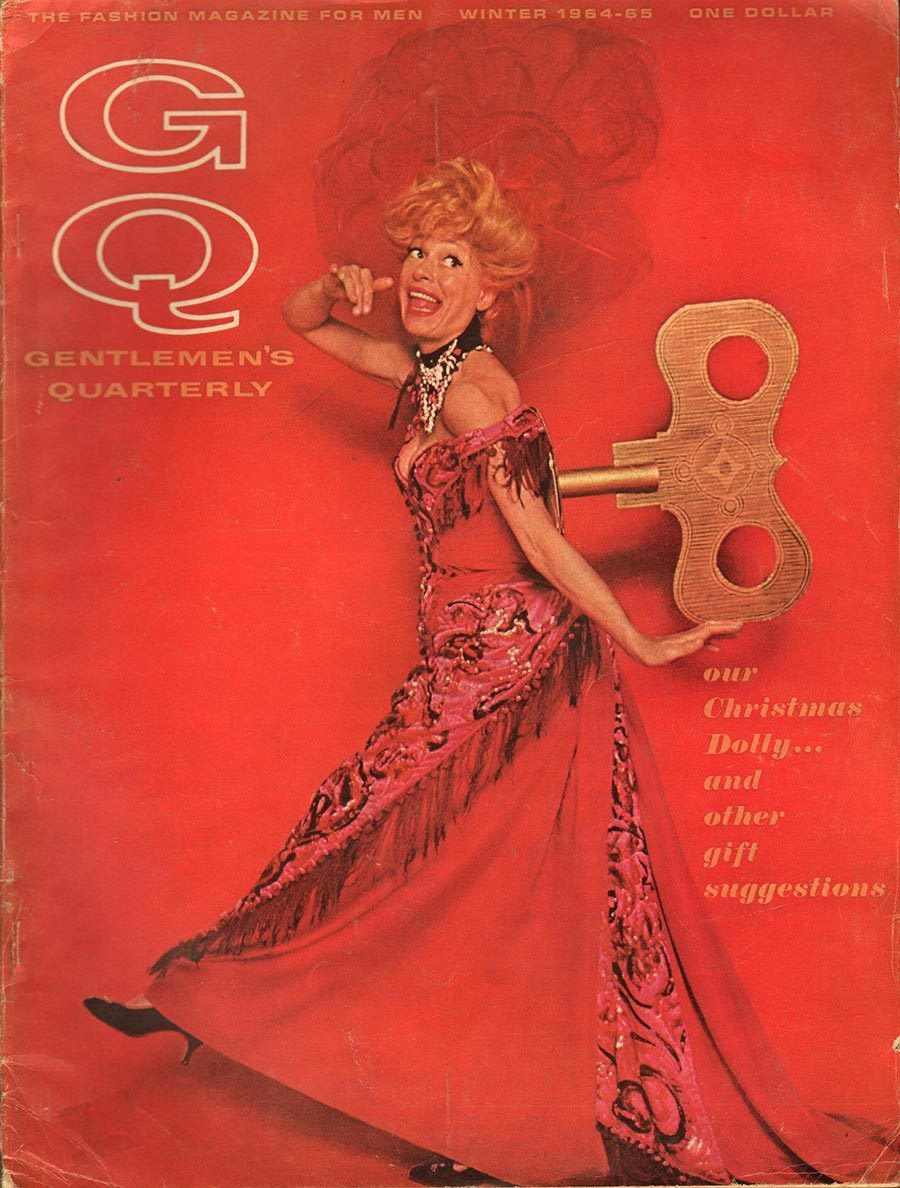 GENTLEMENS QUARTERLY magazine side cover Winter 1964