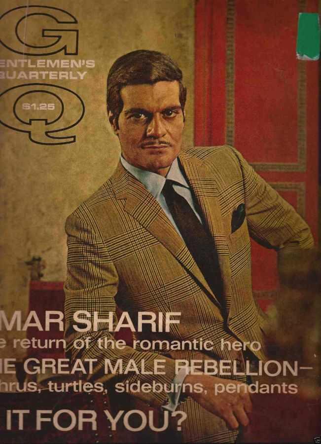 GENTLEMENS QUARTERLY magazine side cover September 1968